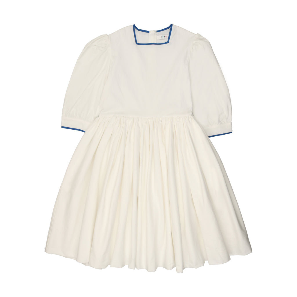 Coco Blanc Three Quarter Sleeve Square Neck Dress 6