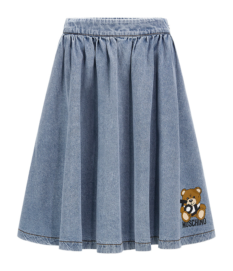 Moschino Denim Skirt with Toy Bear – The Shoppe Miami