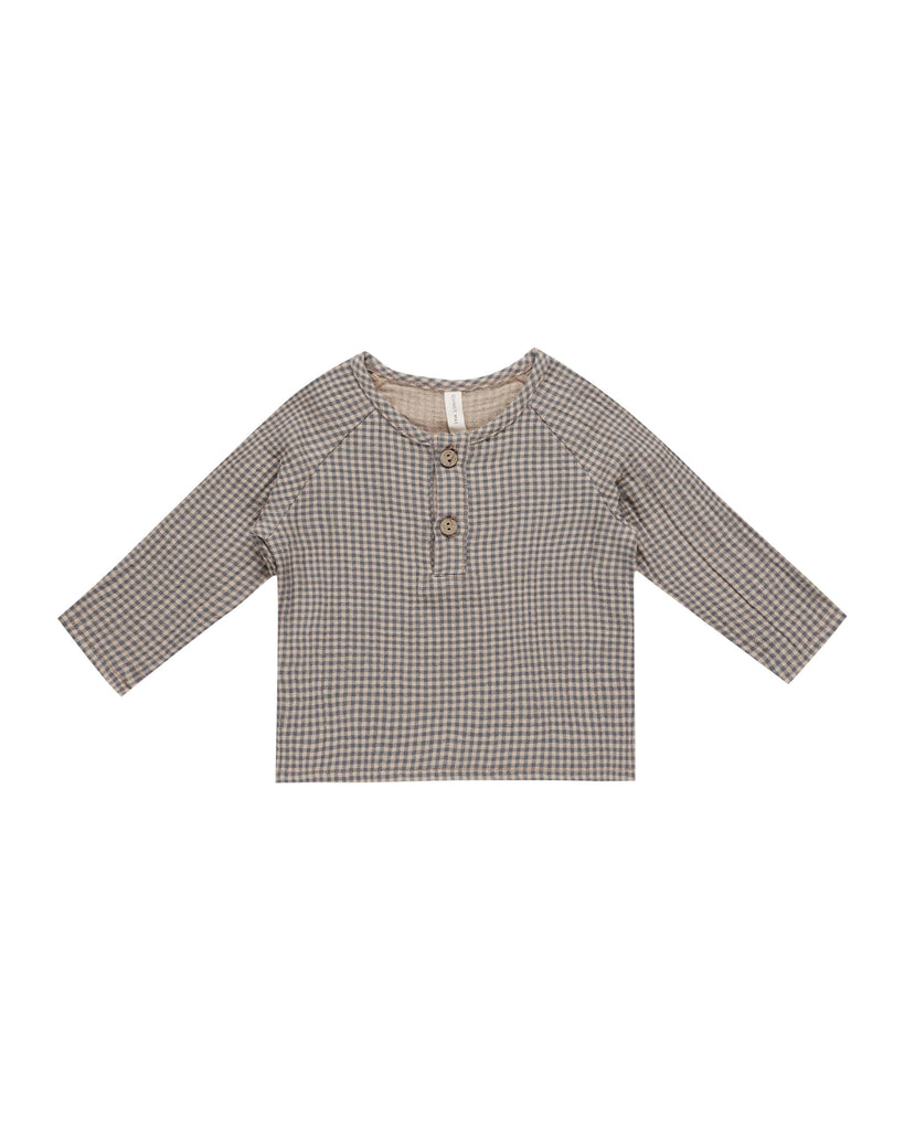 Quincy Mae Indigo Gingham Set – The Shoppe Miami