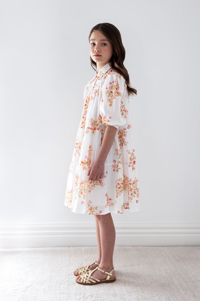 petite shirt dress Petite Amalie Ditsy Print Shirt Dress – The Shoppe Miami