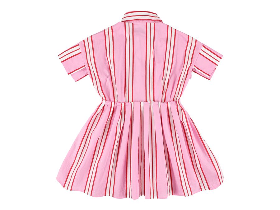 pink and white striped dress Morley Xoe Dress
