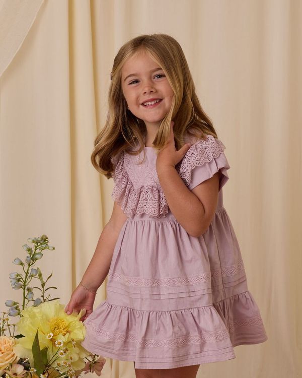 ノラリー nolalee Noralee Goldie Dress - Lavender – The Shoppe Miami