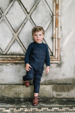 Sweet Threads Paxon Romper - Navy Blue