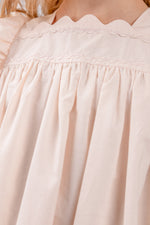 Belati Tonal Ric Rac Dress - Pale Pink
