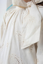 Belati Eyelet Dress - Cream