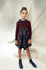 Belati Wrap Knit Cropped Cardigan - Wine