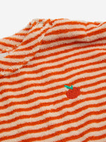 Bobo Choses Baby Orange Stripes Terry T-shirt