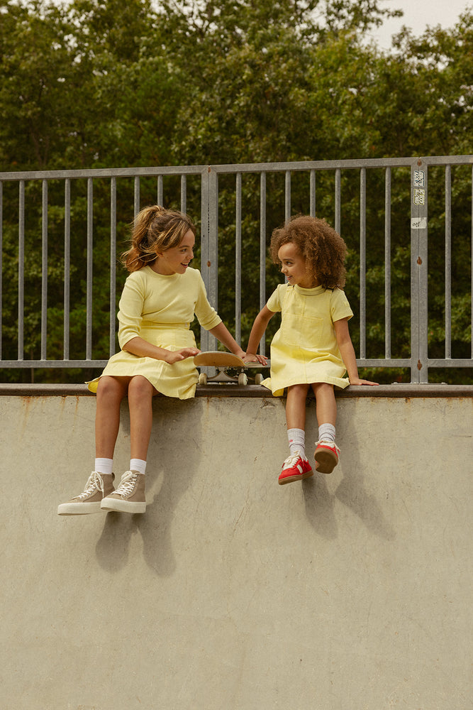 Crew Kids Jean Wash Jumper - Yellow