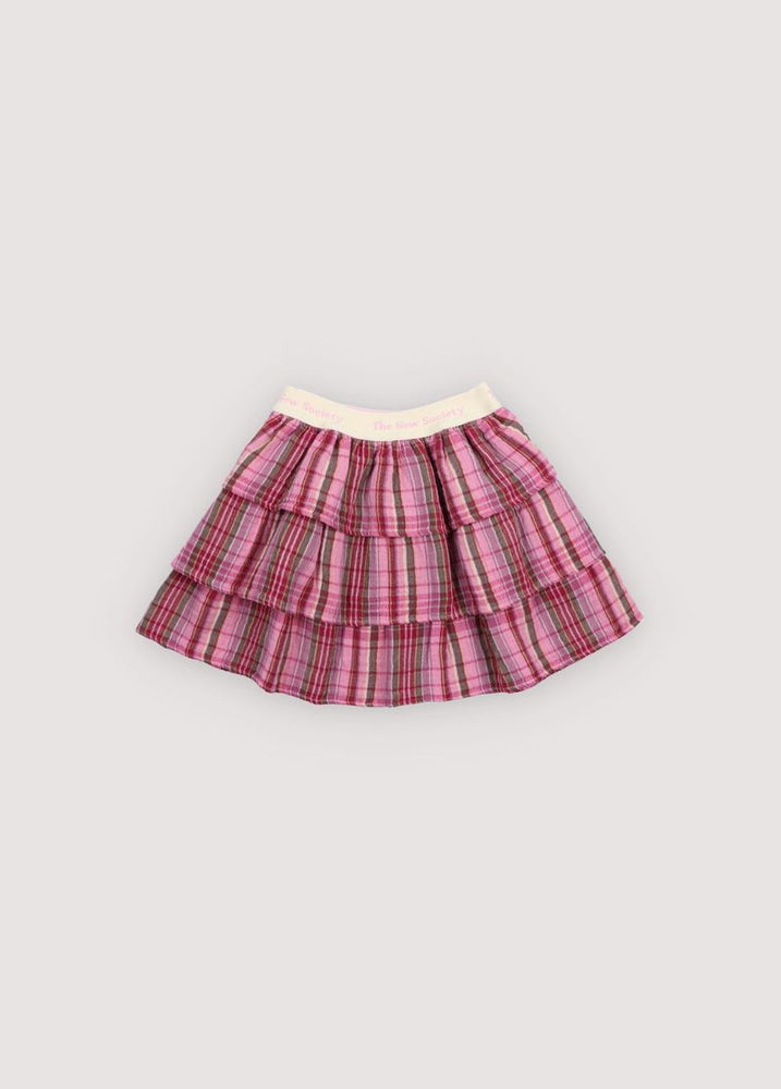The New Society Adriana Skirt - Dream Lush Check