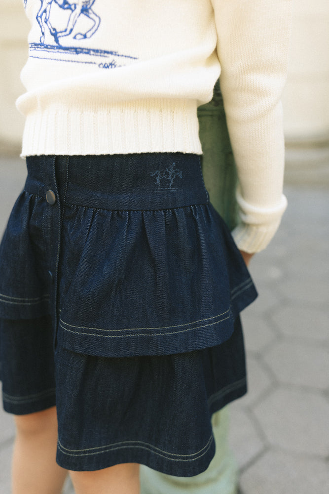 Cottier Jill Denim Skirt