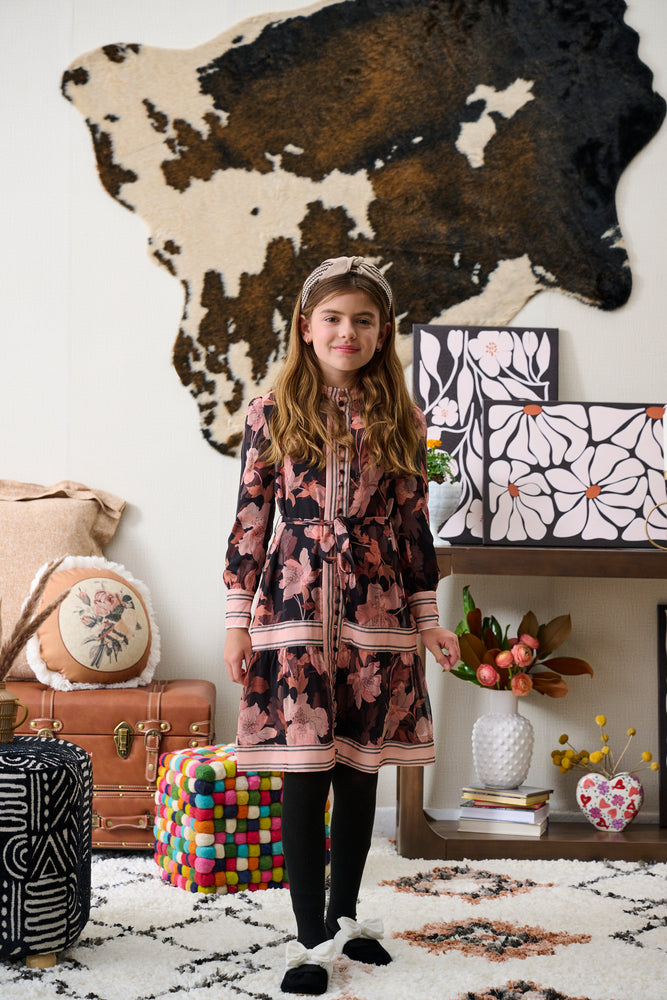 peach floral chiffon dress Y2K Peach Floral Chiffon Dress