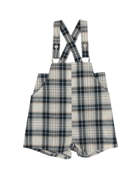 Analogie Overalls - Navy Plaid