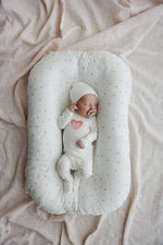 Lilette Big Graphic Heart Footie - Winter White