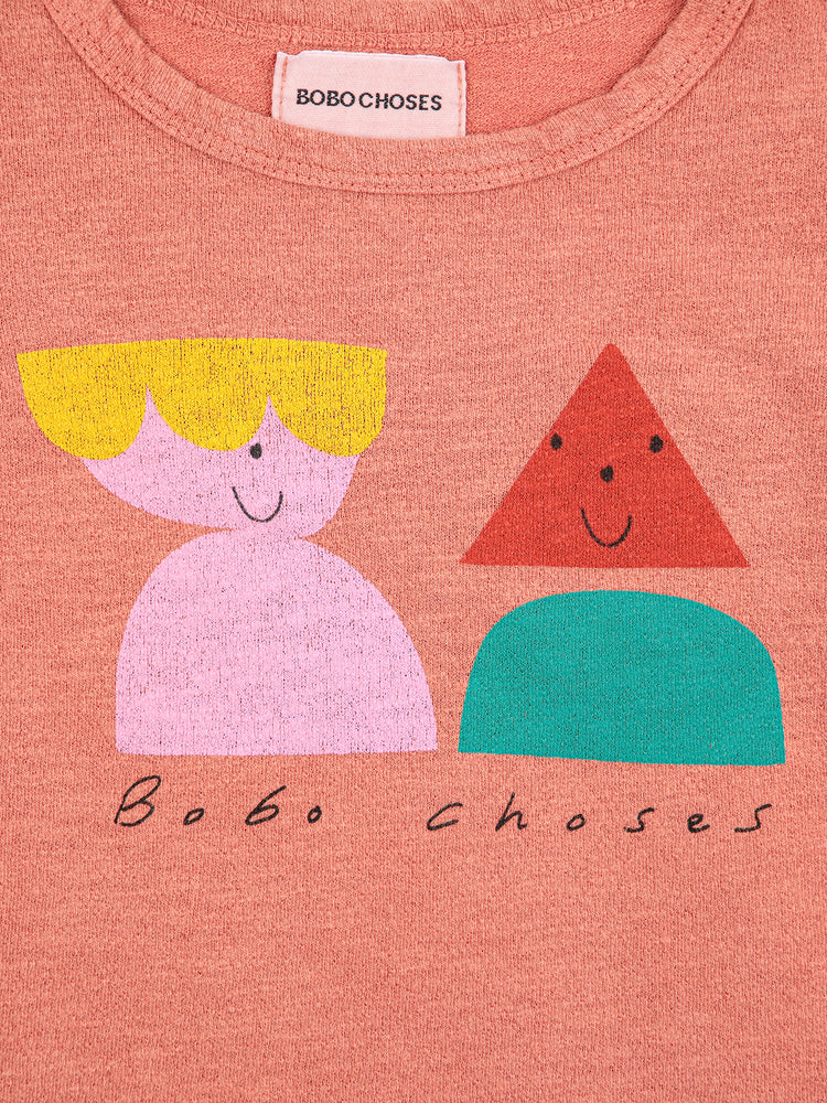 Bobo Choses Funny Friends Balloon Sleeve T-shirt
