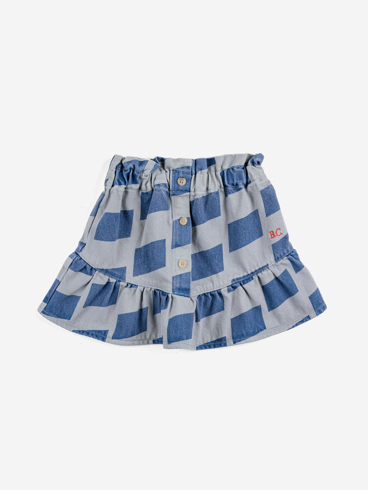 Bobo Choses Checker All Over Woven Skirt