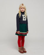 Bobo Choses Stripes Pleated Woven Skirt