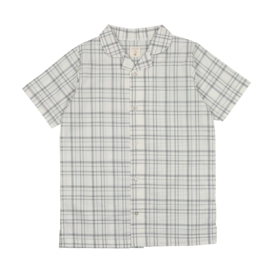 Analogie Collar Shirt - Light Blue Plaid