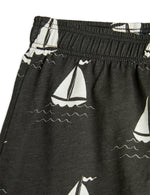 Mini Rodini Sailing Boats Shorts - Grey