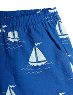 Mini Rodini Sailing Boats Shorts - Blue