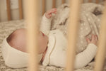 Lilette Velour Collar Footie - Cream