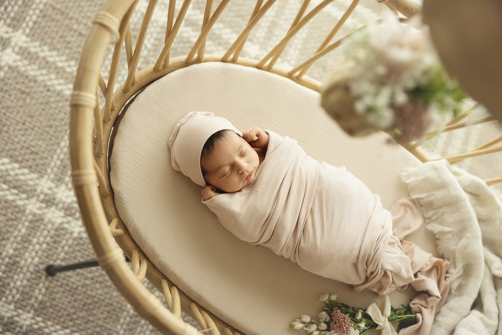 Lilette Bamboo Swaddle Set - Pale Pink