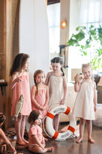 Montee Island Stripe Jumper - Salmon