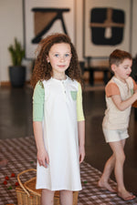 Montee Colorblock Dress - Sage