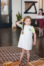 Montee Colorblock Dress - Sage