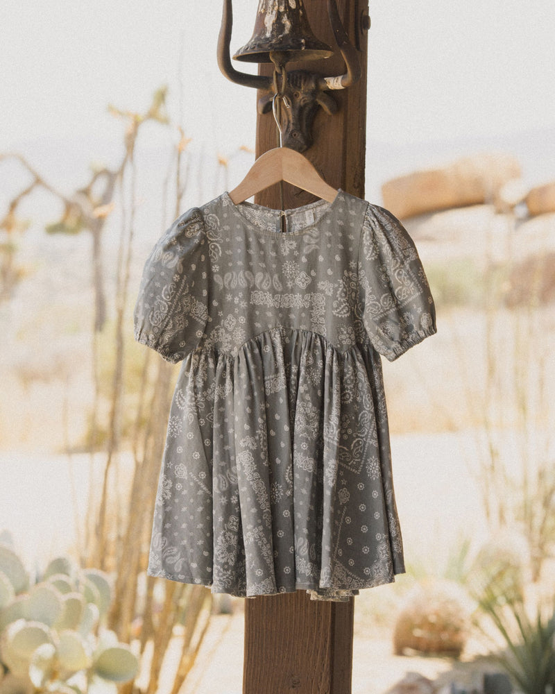 Rylee + Cru Rose Dress - Laurel Bandana