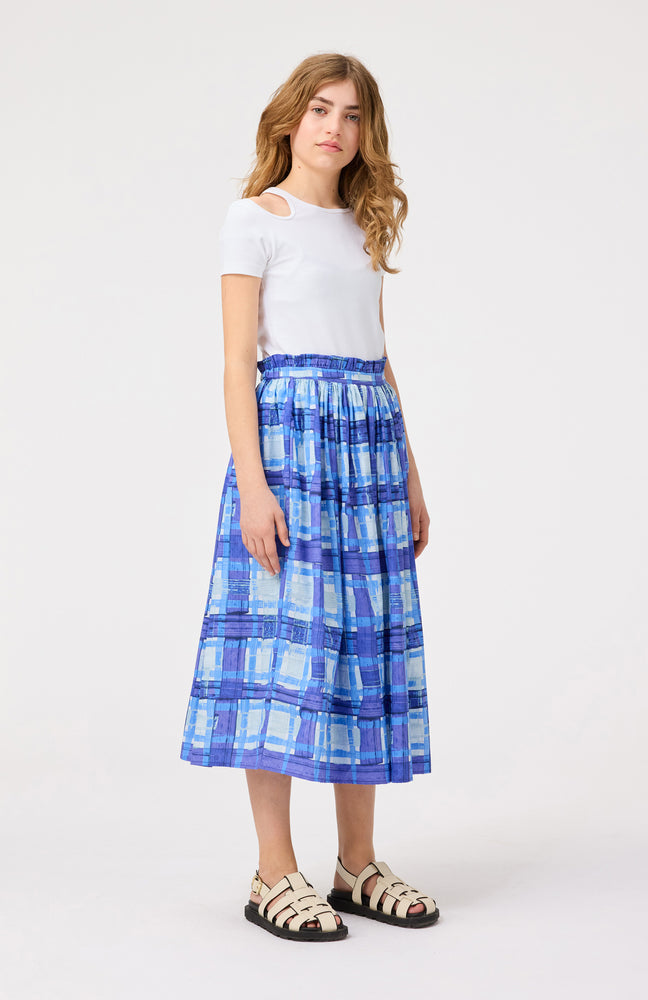 Molo Brisali Skirt - Blue Checks
