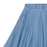 Molo Bell Skirt - Sky Indigo