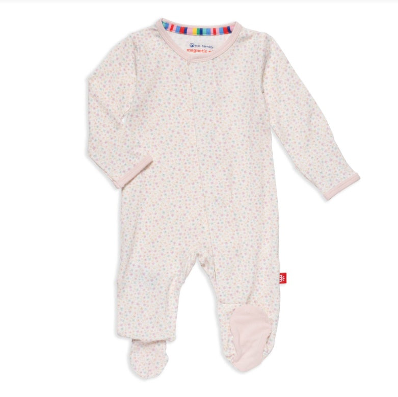 Magnetic Me Floral Footie - Bedford Floral