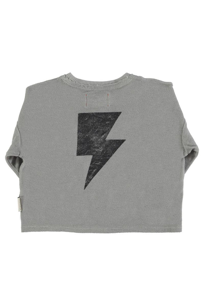 Piupiuchick Long Sleeve Rock & Roll T-shirt - Grey