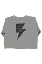 Piupiuchick Long Sleeve Rock & Roll T-shirt - Grey