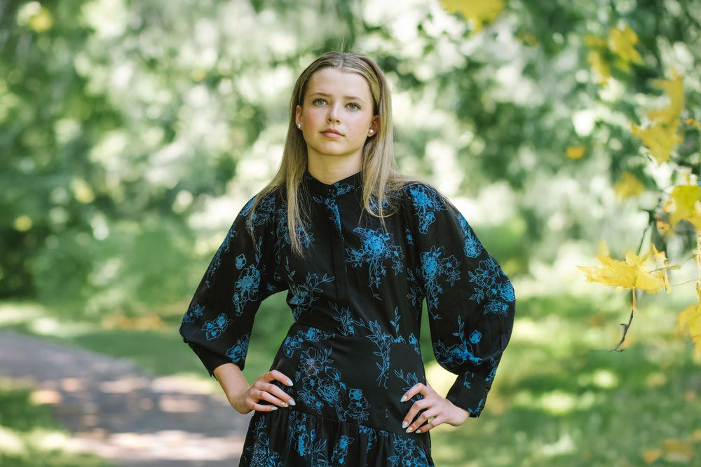 Prairie Delphine Dress - Printed