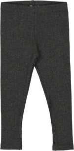 Lil Legs Ribbed Leggings - Dark Grey