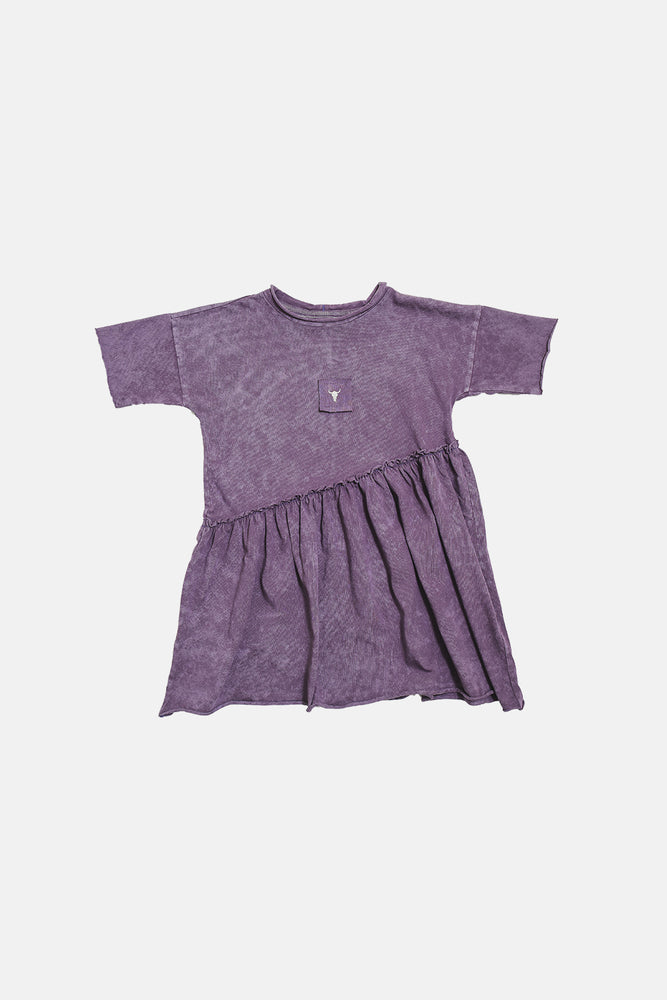 Booso Bevel Dress - Purple