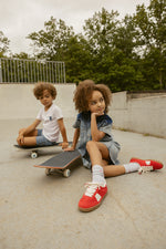 Crew Kids Denim Two-Tone Dress