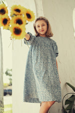 Teela Leopard Denim Dress