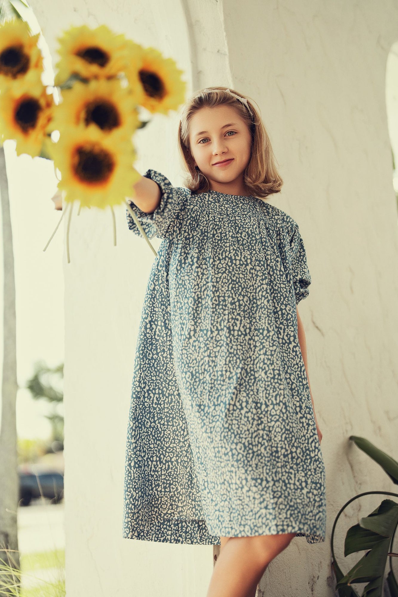 Teela Leopard Denim Dress 8 / Leopard Teela Leopard Denim Dress 8 / Leopard