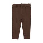Lil Legs Knit Stretch Pants - Classic Brown