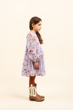 Paade Mode Chiffon Dress - Rampion Violet