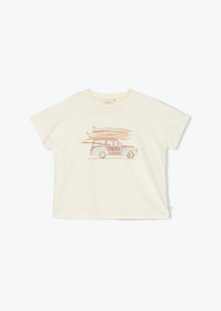 Arsene et les Pipelettes Boys T-shirt - Surf Car