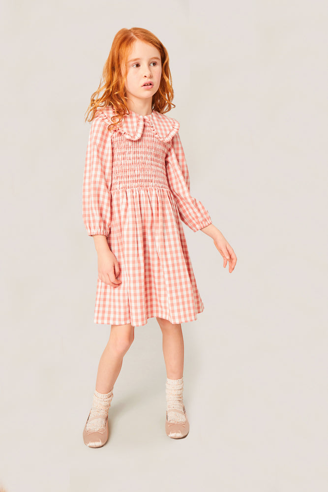 Mipounet Mafalda Dress - Coral