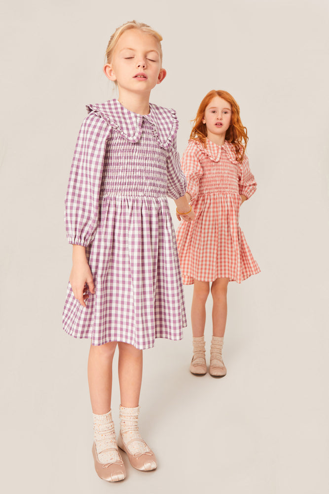 Mipounet Mafalda Dress - Coral