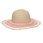 Peachy Striped Sunhat