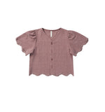 Rylee + Cru Cleo Top - Mulberry