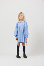 Arsene et les Pipelettes Oxford Dress - Sky Blue
