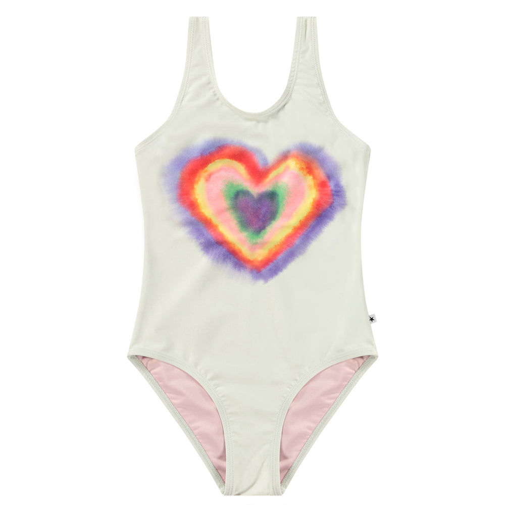 Molo Nika Swimsuit - Rainbow Heart