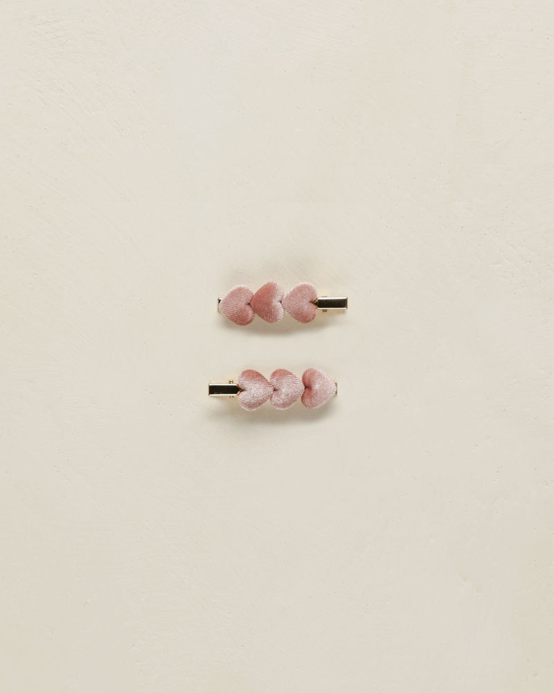 Noralee Velvet Heart Clips